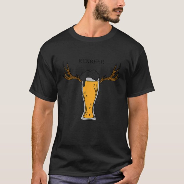 Reindeer Sayings Meme Festival Apr s Ski Party Mal T-Shirt (Front)