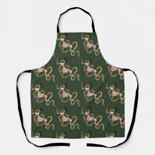 Reindeer Skeleton Apron