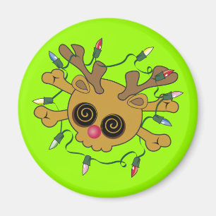 Reindeer Skull Magnet
