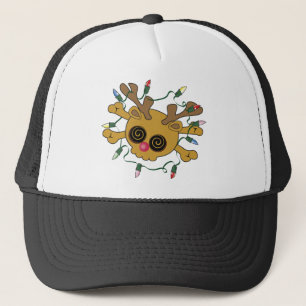 Reindeer Skull Trucker Hat