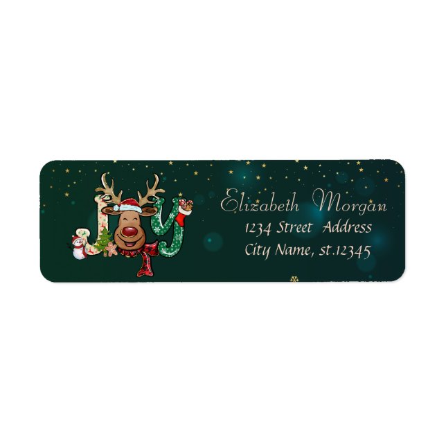 Reindeer,Snowman,Joy,Green (Front)