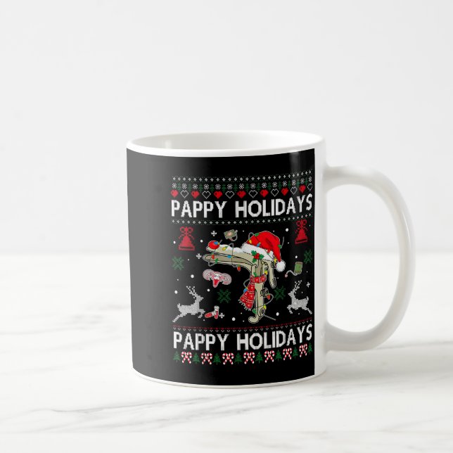 Reindeer Speculum Obgyn Nurse Ugly Christmas Obste Coffee Mug (Right)