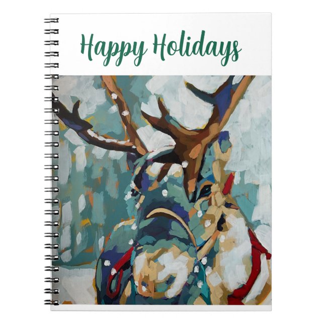 Reindeer Spiral Notebook (Front)