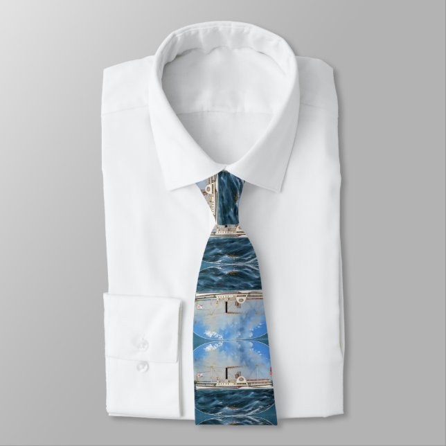 Reindeer Steamboat 1850 Tie (Tied)