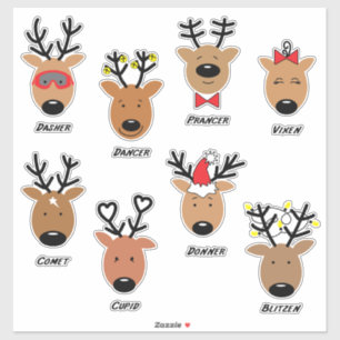Reindeer Stickers!