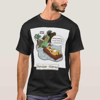 Reindeer Therapy Humourous Christmas Cartoon T-Shirt