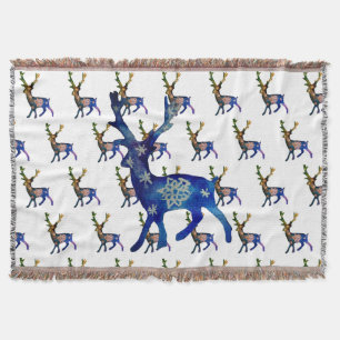 Reindeer Throw Blanket