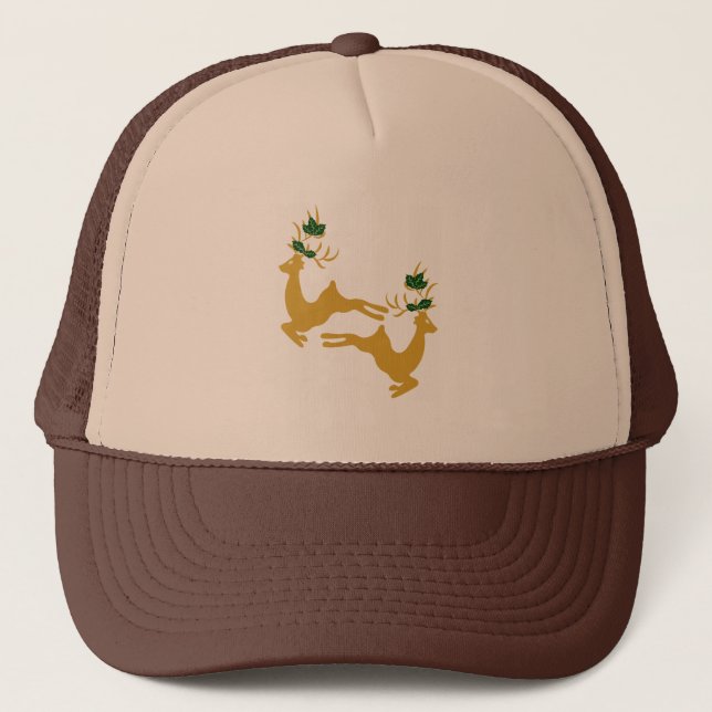 Reindeer  trucker hat (Front)