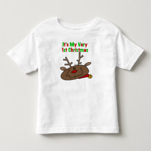 Reindeer Very 1st Christmas Toddler T-shirt