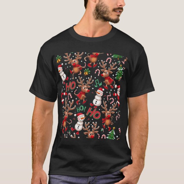 Reindeer Winter Games T-Shirt (Front)