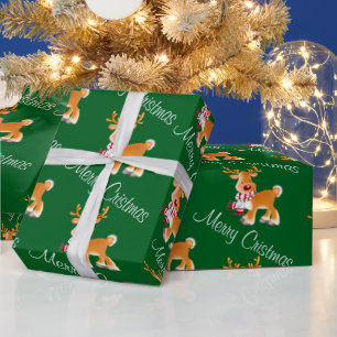 Reindeer  wrapping paper