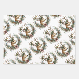 Reindeer wrapping paper