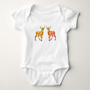 Reindeers,  Deer Baby Bodysuit