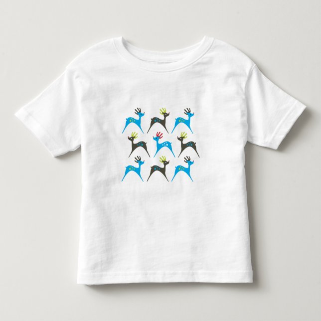 Reindeers Toddler's Shirt (Front)