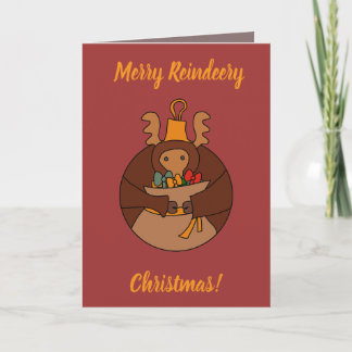 Reindeery Christmas Card
