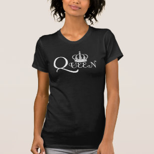 Reine avec la personnaliser de T-shirt de couronne