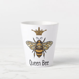 Reine Bee Fancy Crown Latte Mug