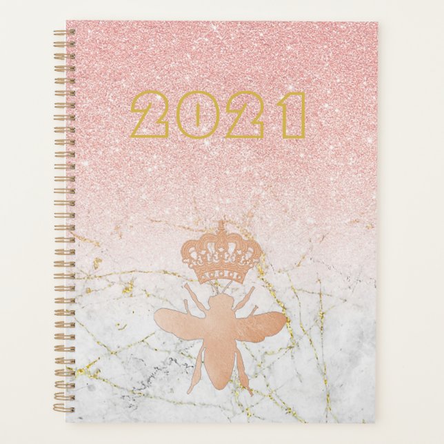 REINE BEE Rose Gold personnalisé Grand 2021 (Devant)