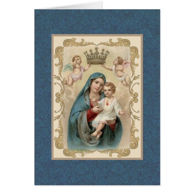 Reine bénie de Vierge Marie de ciel (Devant)