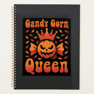 Reine de bonbons de Halloween Design Vectoriel Rét