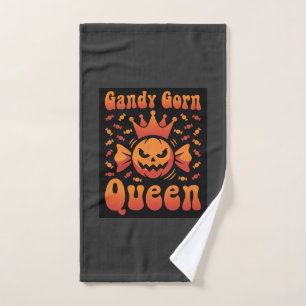 Reine de bonbons de Halloween Design Vectoriel Rét