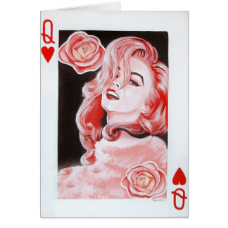 Reine de carte de coeurs