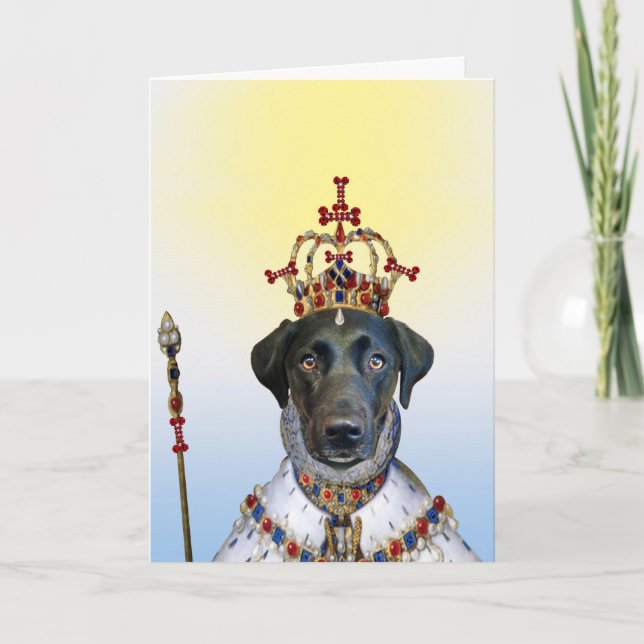 Reine de carte de voeux de coeurs (Devant)