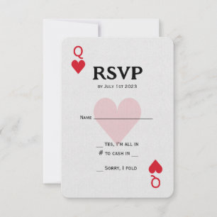 Reine de Cœur de Las Vegas en jouant RSVP