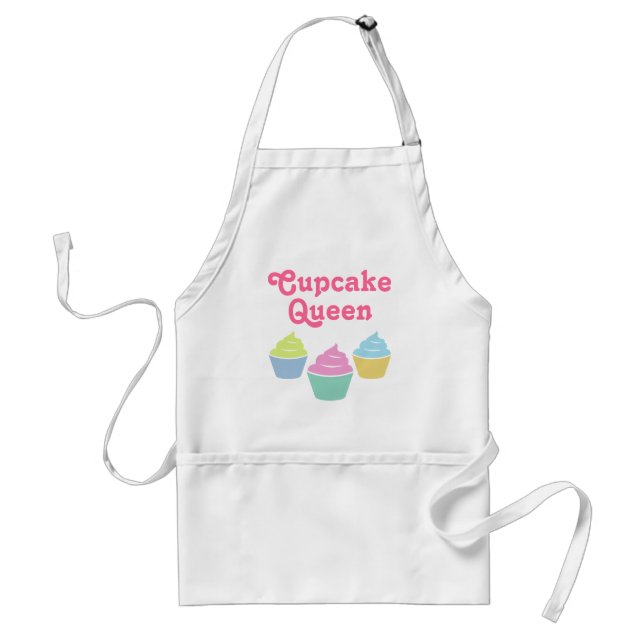 Reine de Cupcake | Tablier de cuisson mûre pour fe (Devant)