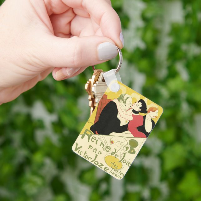 Reine de Joie (Queen of Pleasure) Toulouse Lautrec Keychain (Hand)