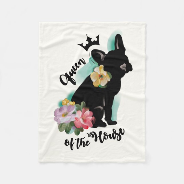 Reine de la couverture | d'ouatine de bouledogue (Devant)