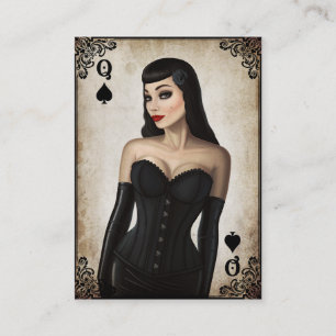 Reine de Pique - Carte de Visite