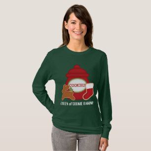 Reine de T-shirt de Noël de cuisson de biscuit