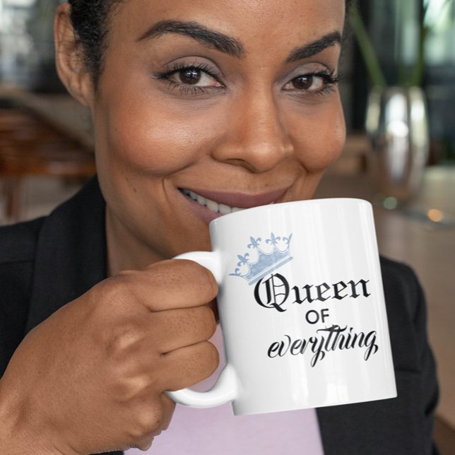 Reine de tout Crown Coffee Mug (Créateur téléchargé)
