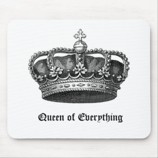 Reine de tout tapis de souris vintage royal de