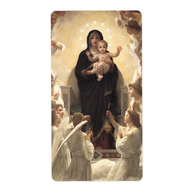 Reine des Anges Regina Angelorum par Bouguereau (Devant)