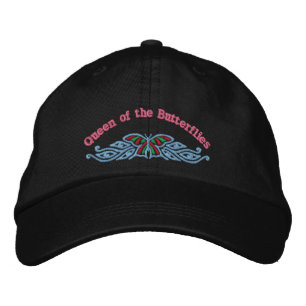 Reine des papillons Casquette brodé