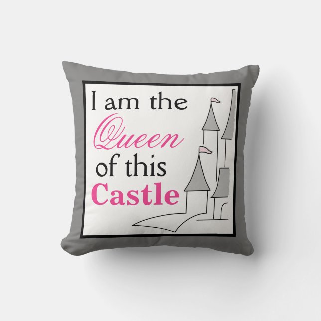 Reine du coussin décoratif de château (Recto)