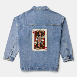Reine du Midwest des cartes Cœur Cowgirl Amour Cha
