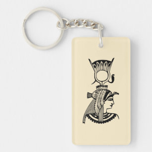 Reine égyptienne antique Néfertiti Porte-clés d'ar