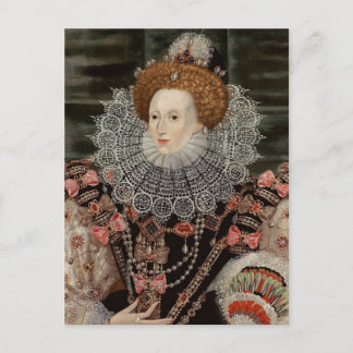 Reine Elizabeth 1ère CARTE POSTALE