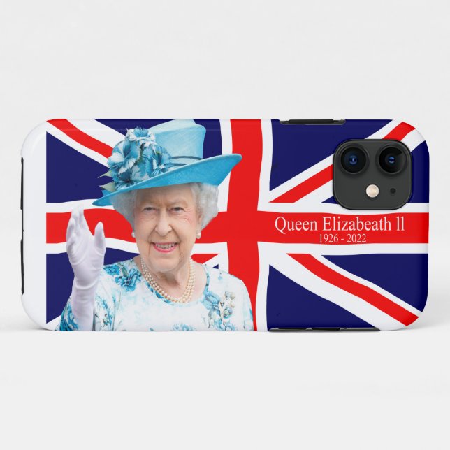Reine Elizabeth le coque iphone (Dos (Horizontal))