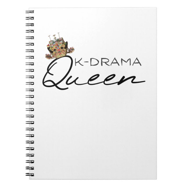 Reine KDrama avec Carnet de couronne traditionnel (Devant)