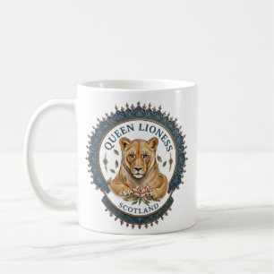 Reine Lionne. Tasse à café Écosse