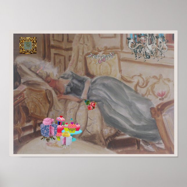 Reine Marie Antoinette ~ Poster 16x12 (Devant)