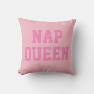 Reine Nap   Joke Humour Pink Throw Oreiller