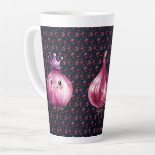 Reine Oignon Violet Céramique Grande Tasse Latte