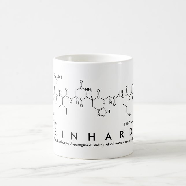Reinhardt peptide name mug (Center)