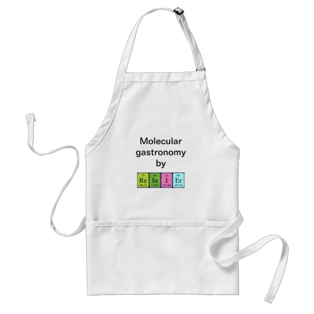 Reinier periodic table name apron (Front)