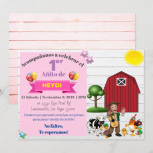 REINO INFANTIL INVITACION-SPANISH INVITATION